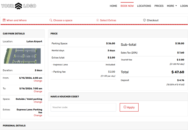 Move to checkout with pricing and voucher support