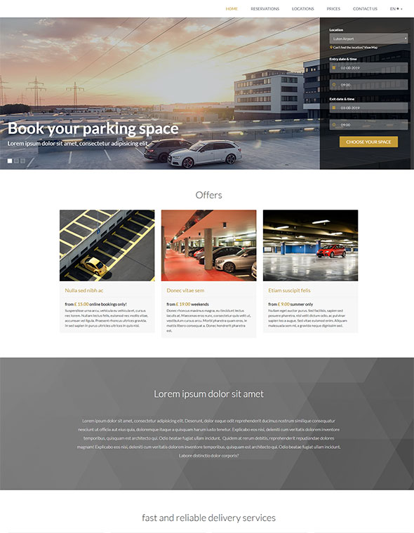 website builder - reservation software