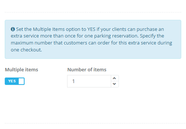 extras upsells - parking booking system