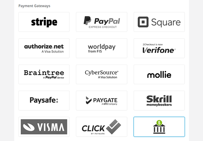 payments taxes discounts - parking booking system